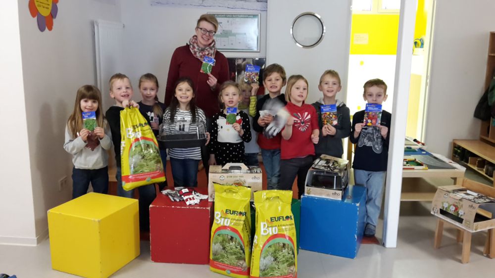 Besuch im Kindergarten Regenbogenland